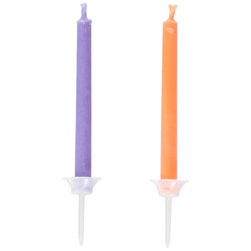 Rayher Candele Party Colorate, 5Mm Ø, 5,5Cm, Incl. Maniglia, Box