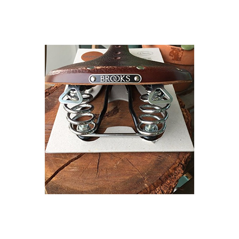 Brooks England B67, Handmade Leather Bike Saddle With Suspension Springs,