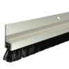 Clear Anodized Aluminum Door Bottom Sweep with 5/8'' Nylon Brush