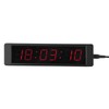 LED Remote Wall Clock Prscise Timer Stopwatch for Fitness Training