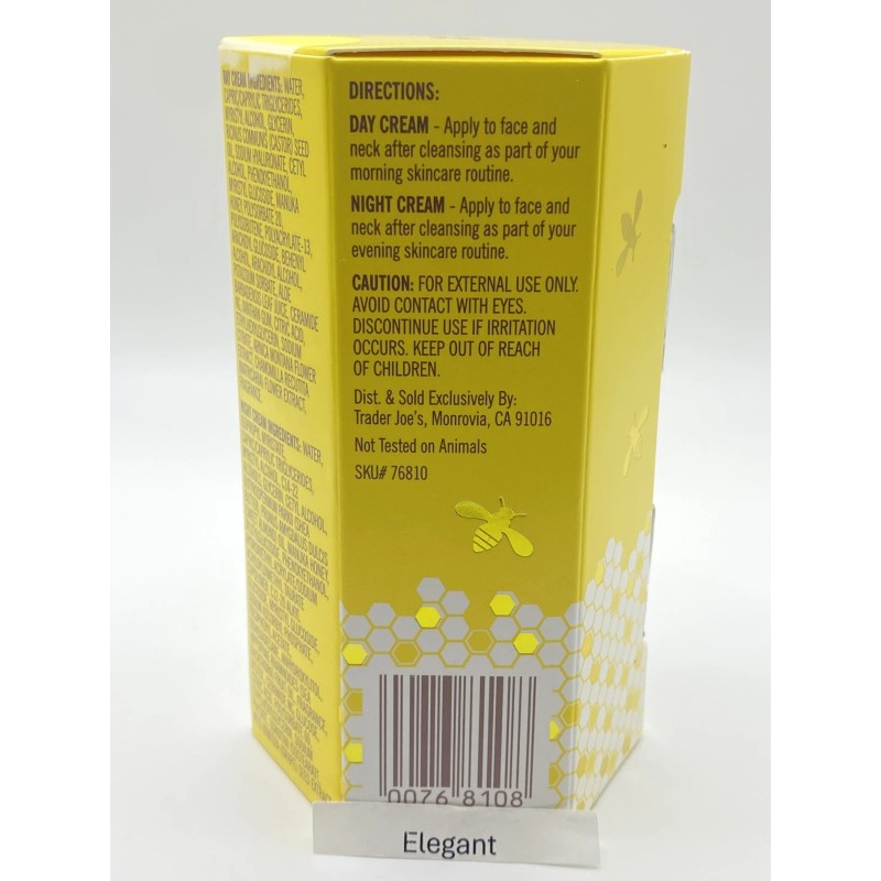 Trader Joe’s Honey Hydration Day & Night Cream Duo Hyaluronic