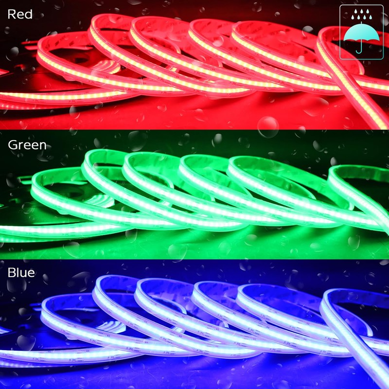 SuperlightingLED 24VDC Color Changing Waterproof IP67 RGBCCT Dotless COB LED