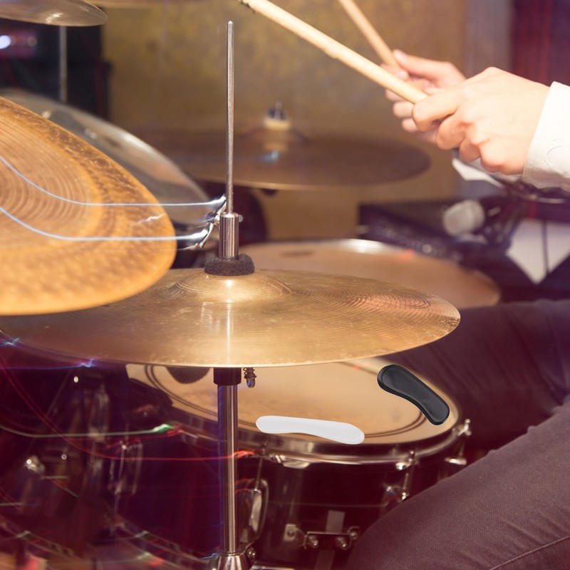 10pcs Long Drum Dampeners Vibration Reduction Soft Silicone Drum Silencers