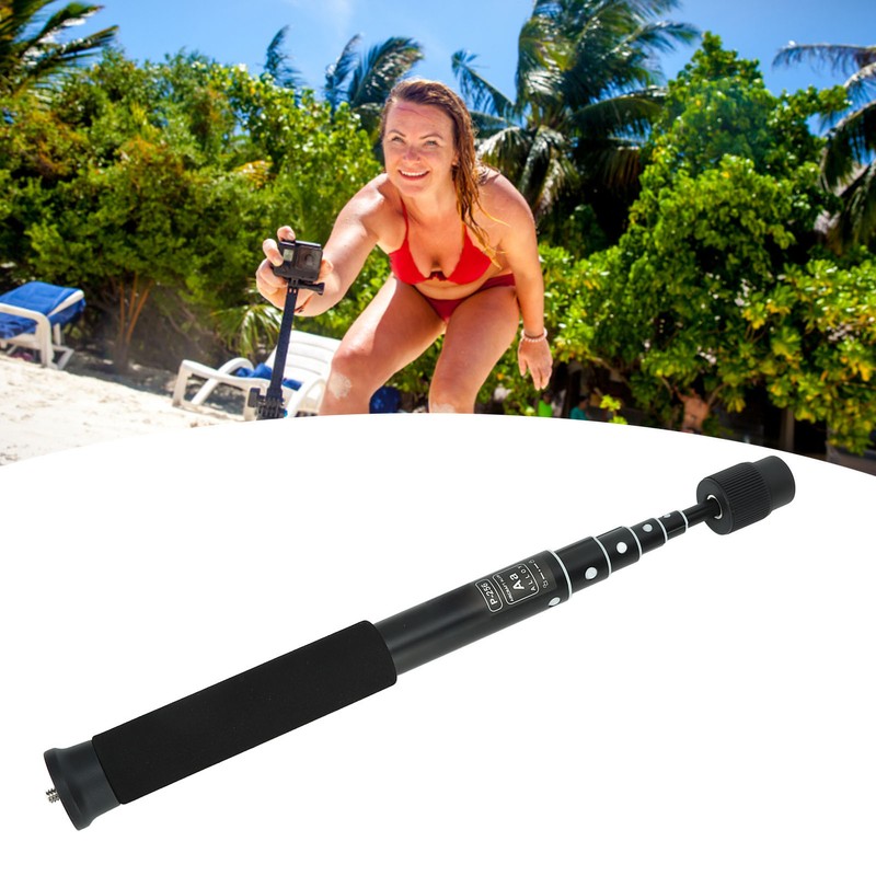 6 Section Camera Monopod Lightweight Portable Camera Selfie Stick for