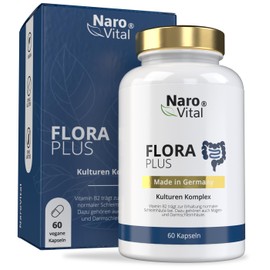 Probiotic Culture Complex for Intestinal Restoration - With Lactobacillus & Bifidobacteria - Gut Bacteria High Dose - 23 Bacteria Strains Without Inulin, 600 Billion KbE Per Tin | 60 Enteric