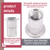 Hilitchi SAE Stainless Steel Rivet Nuts Threaded Insert Rivnuts (5/16-18“-(30PCS))