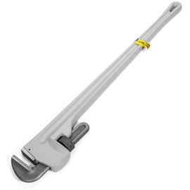 Stark USA 48" Aluminum Straight Pipe Wrench Ideal for 4-inch Pipe Adjustable Plumbing Pipe Wrench Pliers Tool