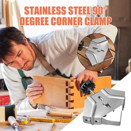 Right Angle Clamp | Corner Wood Clamps - Heavy-Duty Accessories Bracket Tool Ergonomic Precision for Cabinet-Making Welding Picture-Framing Framing