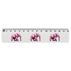 'Pink Spotted Elephant' 15cm (6 Inch) White Plastic Ruler (RL00086053)