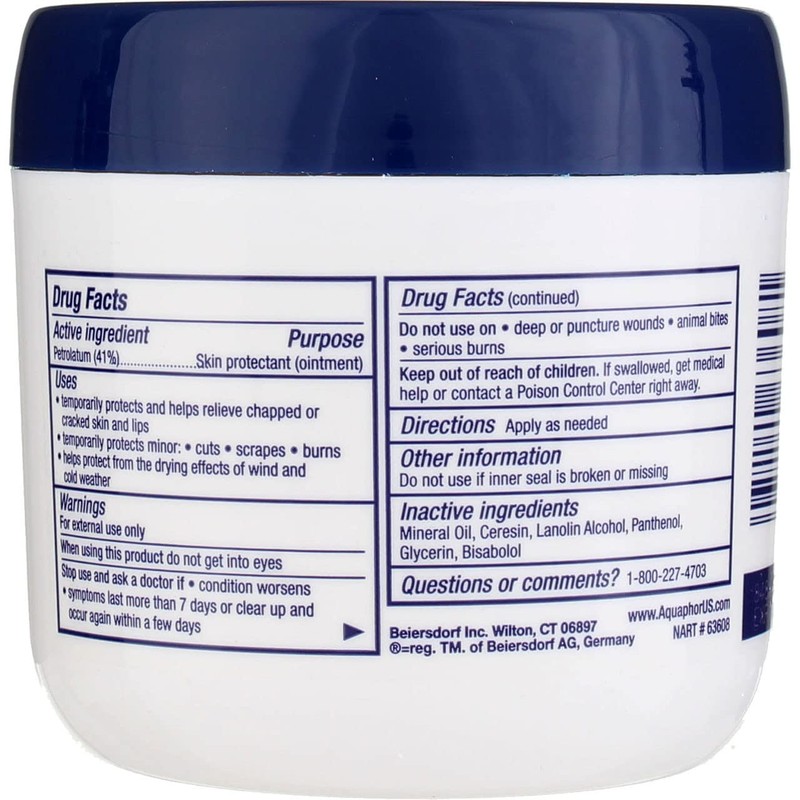 Aquaphor Healing Ointment 14 Ounce Jar (414ml) (6 Pack)