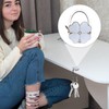 ZHENJIER Purse Hook for Table, Clover Design Foldable Purse Holder