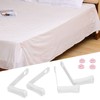 Aoveew 4pcs Bed Sheet Holders Non Slip Sheet Holders Clip