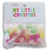 Mini Hard Candy Design Glitter Ornaments - 24 Piece