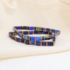 Sonateomber Tila Flat Beaded Stretch Bracelets for Women, Trendy Stackable