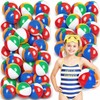 Coopay 30 Pack Mini Beach Balls, 6 Inch Small Inflatable