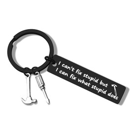 Jielahua Carpenter Builder Gifts Carpenter Gifts for Men Keychain Woodworker Handyman Gifts for Husband Dad Boyfriend Son Grandpa Friends Mechanic Woodworker Coworker Gifts Christmas Birthday Gifts