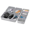 helit H6131082 – Drawer Organiser, 7 Pieces, Felt Storage Box