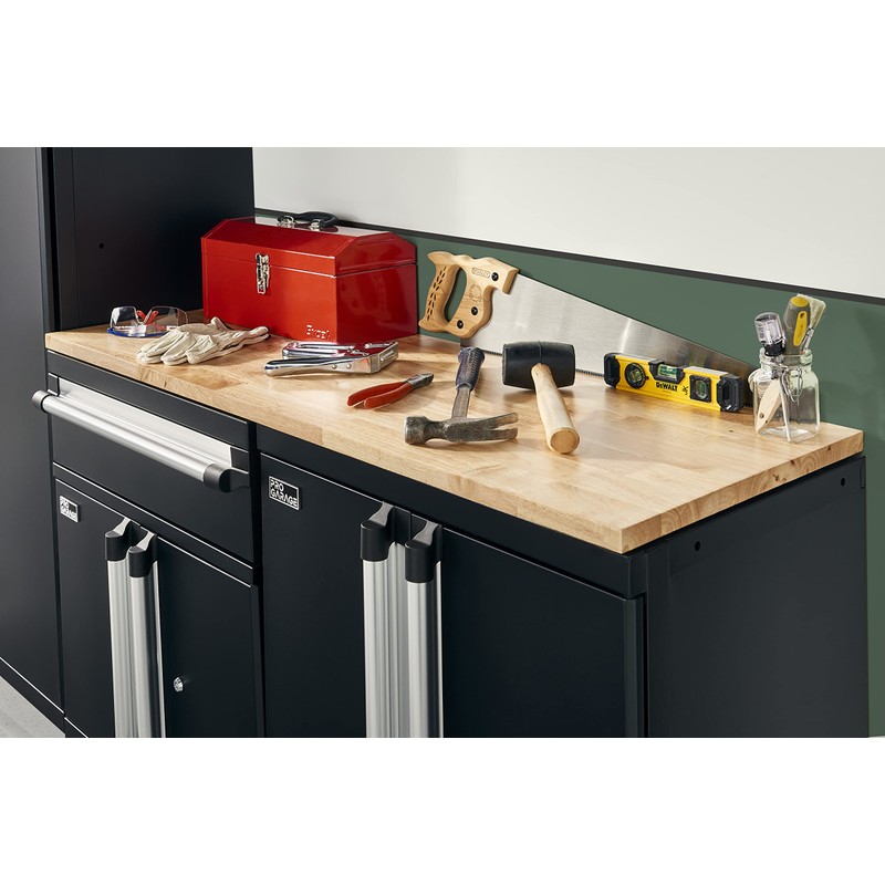 ClosetMaid ProGarage Workbench Top, Heavy Duty Rubberwood, Scratch Resistant, Durable,