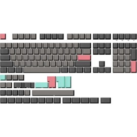 Ranked Teclas Premium en Blanco  PBT de 1,4 mm de Espesor  Perfil de Cherry para Teclado Mecánico (Coral, 139 Teclas)