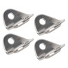 4 Pcs Climbing Hanger Stainless Steel Durable Rock Climbing Accessories