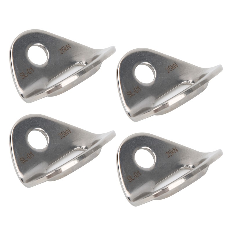 4 Pcs Climbing Hanger Stainless Steel Durable Rock Climbing Accessories