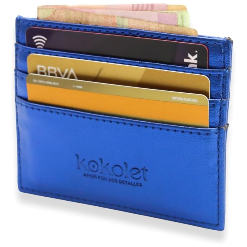 Tarjetero Cartera (Celeste)