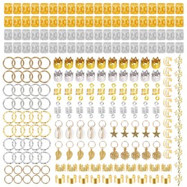 Dreadlock Jewellery, 250 Pieces Aluminium Dread Lock, Hair Accessories, Metal Cuffs, Dreadlocks, Hair Accessories, Hair Braids, Beads, Aluminium Jewellery, Rings Clips Hair Rings