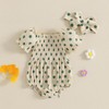 Kavousa Smocked Baby Girl Clothes Newborn Girl Bubble Romper Short