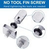 WADY 12pcs 316 Stainless Steel Surfboard Fin Screws with Plates
