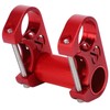 Bicycle Double Stem Riser 25.4MM Folding Bike Aluminium Alloy Adjustable