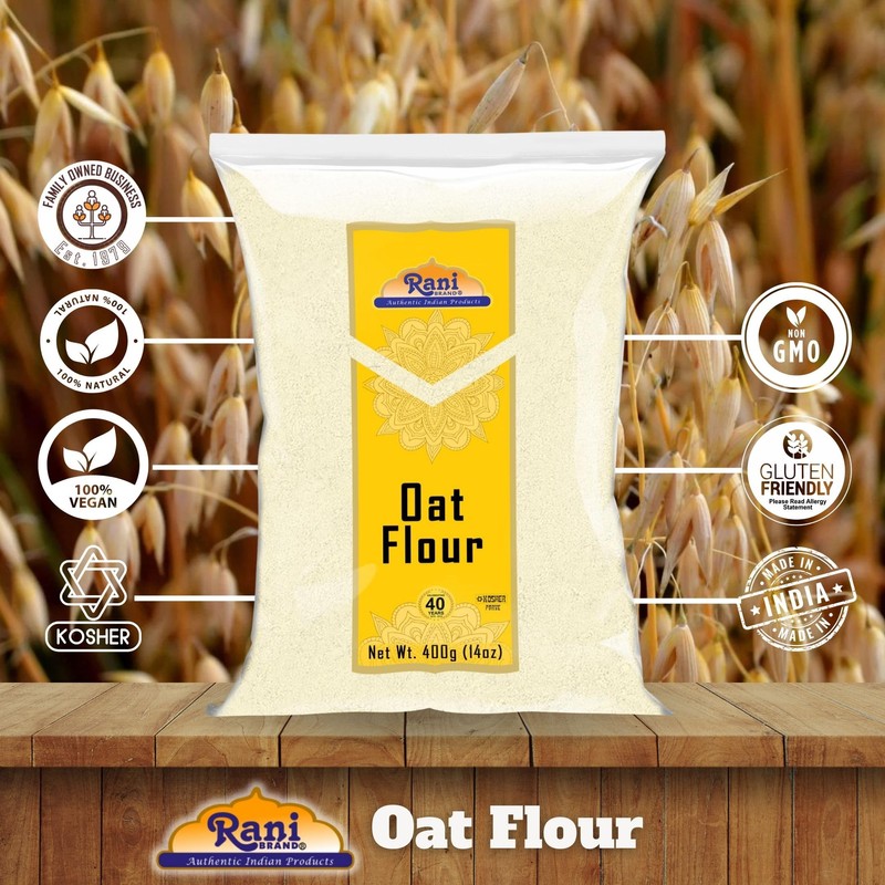 Rani Oat Flour 14oz (400g) ~ All Natural | Gluten