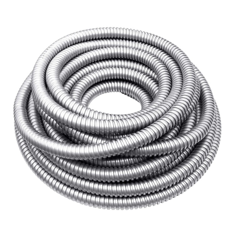 NIDAYE 50 ft 3/4 Inch Reduced Wall Flexible Metal Conduit,