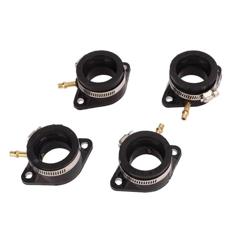 4 Pcs Carburetor Intake Manifold Boots 16065‑028 Rubber Inlet Joint