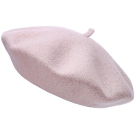 JUNGANRHA® Women's Beret Hat - Off White, One Size, Adjustable, Solid Color, Wool, French Style, Classic, Vintage, Unisex, Winter, Casual, Retro, Lightweight, Sun Protection, UPF50+