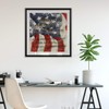 America Flag Pledge of Allegiance Art Framed Patriotic Wall Decor