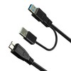 SaiTech IT 1 feet USB 3.0 Dual Power Y Shape