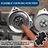PACLVIO 2PCS Flexible Steering Coupling Steering Column Motor, 56315-2K000FFF Steering