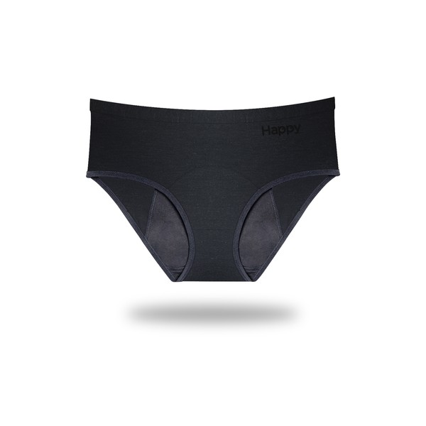 Happy Reusable Bamboo Period Underwear KANTA Black XS-XL