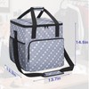 GMAK Serger Carrying Case, Universal Serger Storage Bags with Base