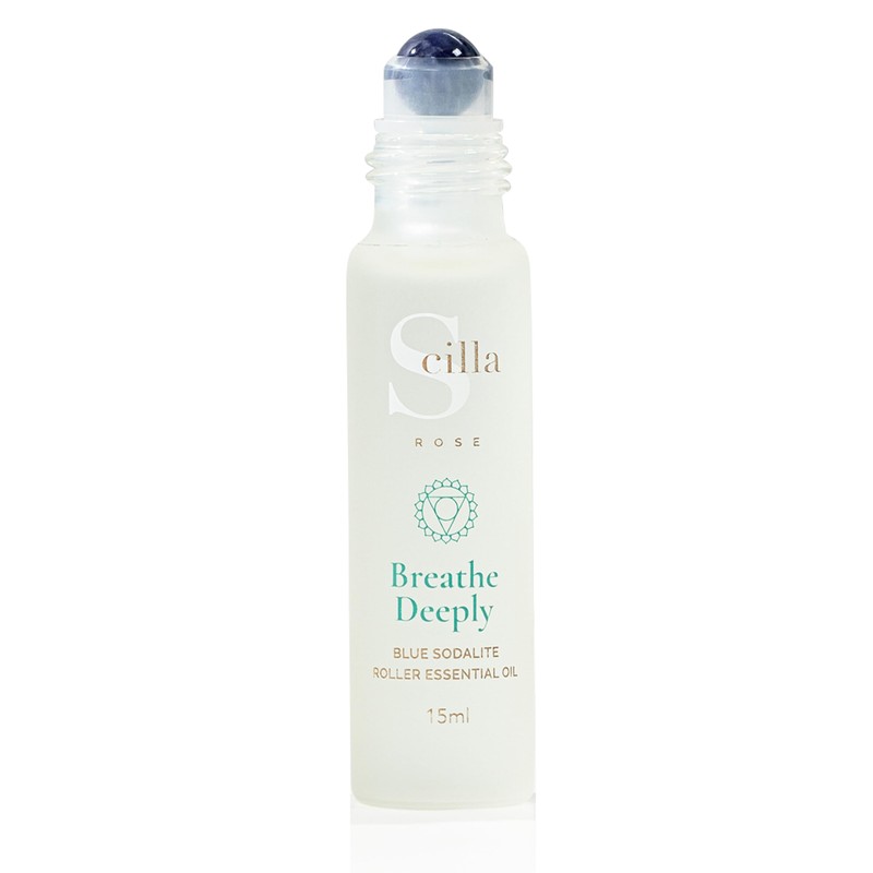 Throat Chakra Essential Oil Pulse Point Rollerball – Eucalyptus, Tea