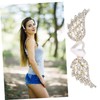 Baluue Exquisite Pearl Hairpin Angel Wings Hair Clip Stylish Elegant