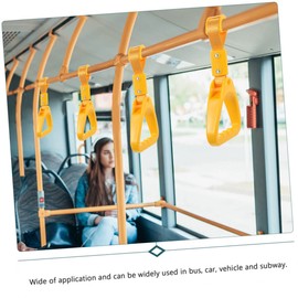 ibasenice 2pcs Bus Handle Disability Hand Hook Bus Hand Straps Handle Train Replacement Handle Automotive Safety Handle Car Handle Hand Strap Rear Bumper Elderly Plastic Automatic