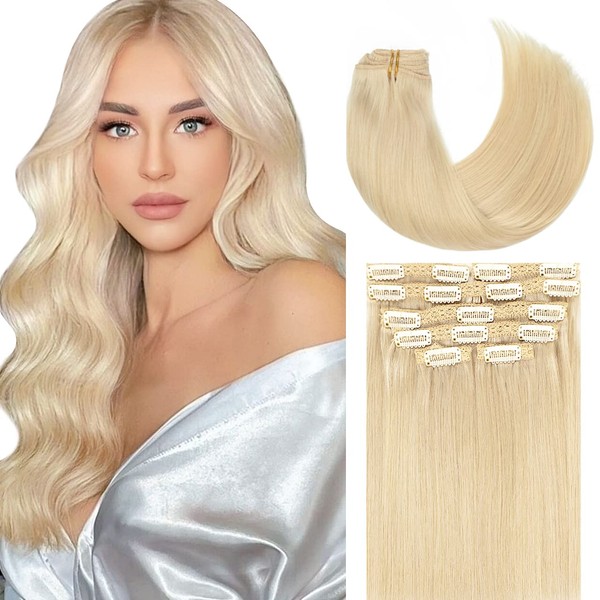 Lacer New Version Thick Hair Extensions Clip in Human Hair