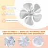 CG A65123 Metal Fan Blade Replacement, Diameter 12 inches, 5