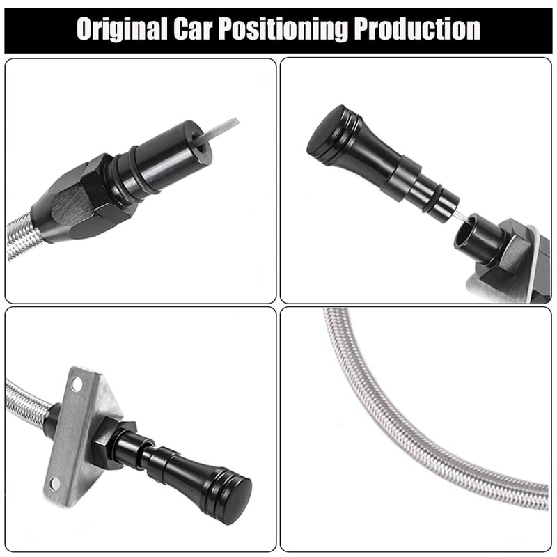 Firewall Mounted Trans Flexable Dipstick with Stainless Steel Braided Housing