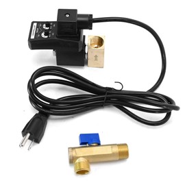 DUZFOREI AC 110V-120V/50Hz Electronic Drain Valve Tank Drain Valve, Split, 1/2" Automatic Timed Water Tank for Compressed Air