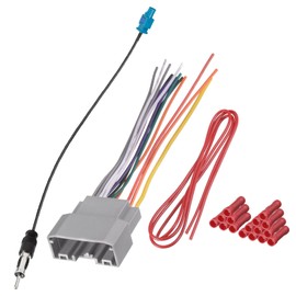 SZSAUTO Car Radio Wire Harness XE51 with Antenna Cable Adapter Connector