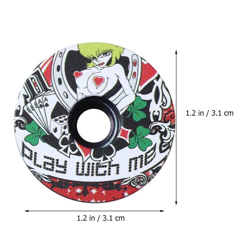 CLISPEED Bicycle Top Cap Mountain Bike Headset Cap Bolt Stem