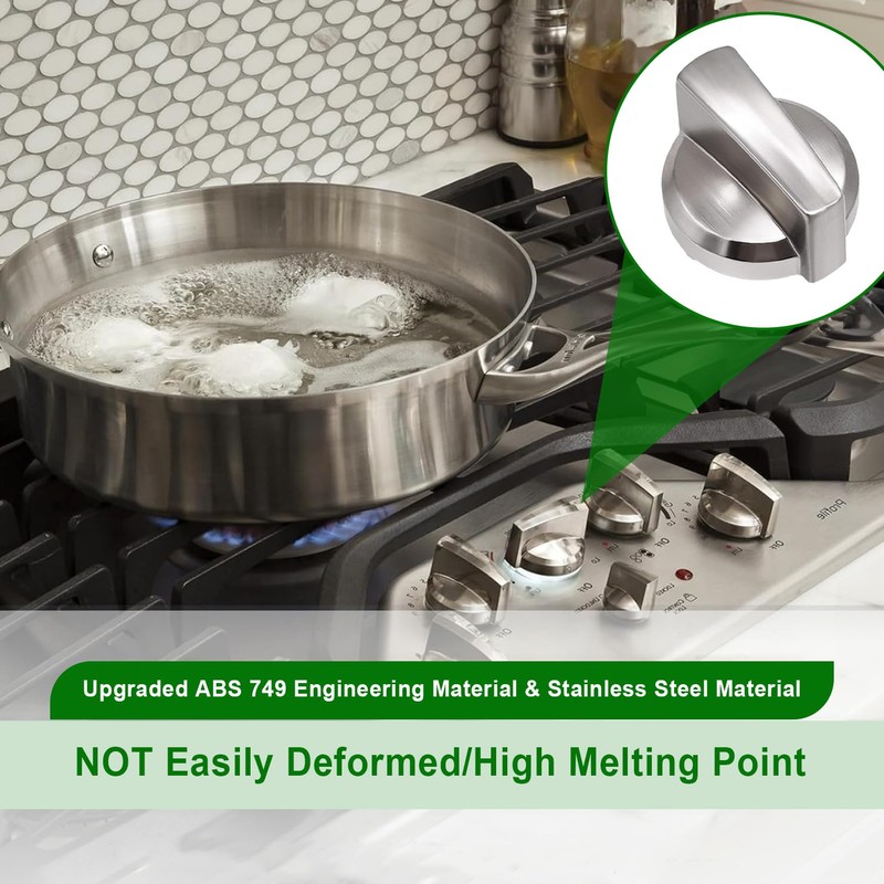 5PCS WB03X25796 Gas Cooktop Knob Fits for ge Profile Stove