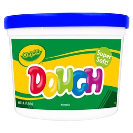 Crayola Modeling Dough, Blue, Bulk Classroom & Art Supplies For Kids, 3lb, Resealable Bucket